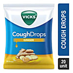 Vicks Cough Drops - Ginger, Provides Relief From Throat Irritation 2 g (Pack of 20)
