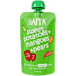 Happa Sweet Potatoes + Mangoes + Pears Organic Fruits Puree Baby Food - Stage 3 100 g