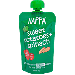 Happa Sweet Potatoes + Spinach Organic Veggies Puree Baby Food - Stage 2, 6 Months+ 100 g