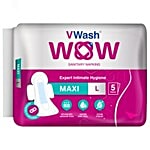 VWash Wow Maxi Sanitary Napkin - Large 5's pack