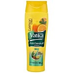 Dabur Vatika Anti Dandruff Shampoo - With Lemon & Methi, For Dandruff Free Hair 640 ml