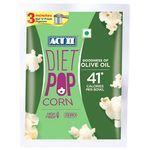 ACT II Instant Diet Popcorn With Olive Oil - High Fibre, Snacks 70 g 