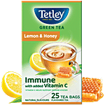 Tetley Lemon & Honey Green Tea 35 g (25 Bags x 1.4 g each)