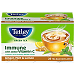 Tetley Green Tea - Ginger Mint Lemon 50 g (25 Bags x 2 g each)