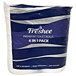 Freshee Premium Toilet Rolls - 3 Ply 4 pcs (250 pulls each)