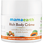 Mamaearth Rich Body CrÃ¨me - For Stretch Marks & Itchy Skin, With Shea Butter, Peptides & Milk Protein 100 ml 