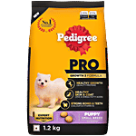 Pedigree PRO Puppy (2 to 9 Months) Small Breed Dry Dog Food 1.2 kg