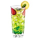 Sanjeev Kapoor Glass Set - Long Drink, Allure 360 ml Pack of 6
