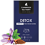 Cambridge Tea Party Wild Indian Kahwa Detox Tea - Whole Leaf Loose Tea 50 g Box