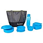 Signoraware Lunch Box Set - Plastic, Sling Jumbo 6 pcs