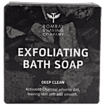 Bombay Shaving Company Charcoal Deep Cleansing Bath Soap With Coffee Granules 100 g 