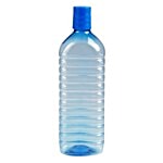 Pearlpet Water Bottle - Assorted Colour, Plastic, Classic, Venus 1 L (Pack of 6)