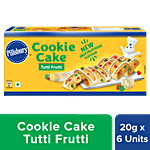 Pillsbury Tutti Frutti Cookie Cake 120 g (Pack of 6)