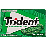Trident Imported Gum - Sugar Free, Spearment Flavoured 14 pcs