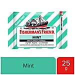 Fisherman's Friend Sugar Free Lozenges - Mint 25 g (Approx. 22 Lozenges)