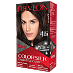 Revlon Colorsilk Permanent Hair Colour With Keratin 1 Pack, Brown Black 2N