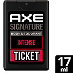 Axe Signature - Ticket, Intense, Long Lasting, No Gas, Pocket Deodorant, Bodyspray, Perfume, For Men 17 ml 