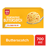 kwality walls Frozen Dessert - Butterscotch, Party Pack 700 ml