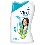 Vivel Body Wash - Mint & Cucumber, Cooling, Moisturising, For Soft, Smooth Skin 200 ml 