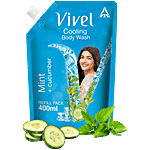 Vivel Mint & Cucumber Body Wash 400 ml Refill Pack