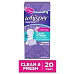 Whisper Daily Liners - Clean & Fresh 20 pcs