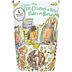 Wingreens Harvest Choco Chip Oat Clusters & Ragi Flakes With Banana 350 g Pouch
