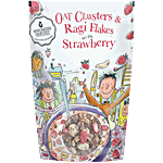 Wingreens Harvest Oat Clusters & Ragi Flakes With Strawberry 350 g Pouch