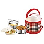 SKI Lunch Pack - Container, Assorted Colour, Food Hub 500 ml Pack of 2