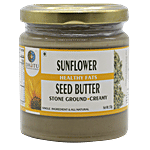 Dhatu Organics & Naturals Seed Butter - Sunflower, Creamy, Stone Ground 150 g