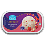 Mother Dairy Fruit Classic Strawberry Crush Ice Cream - Natural Flavour 1 L