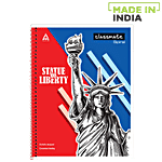 Classmate King Size Notebook - Ruled, Spiral, 240 mm x 180 mm, Long, 200 Pages 1 pc 