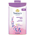 Yardley London Morning Dew Perfumed Talc for Women| 97% Naturally Derived 250 g 