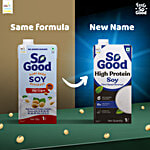 So Good High Protein Soy Plant Based Beverage, No Added Sugar 1 L Tetra Pack