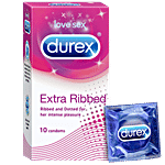 Durex Condoms - Extra Ribbed 10 pcs