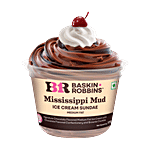 Baskin Robbins Mississippi Mud Ice Cream Sundae 175 ml 