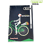 Ravi Notebook - Soft Bound, Single Line Ruled, Long Size 80 pages Pack of 2