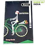 Ravi Notebook - Soft Bound, Single Line Ruled, Long Size 160 pages Pack of 2
