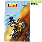 Ravi Notebook - Soft Bound, Un Ruled, Long Size 160 pages Pack of 2