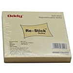 Oddy  RE-Stick Notes - 3 x 3 Inches 100 sheets