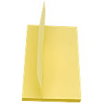 Oddy Re-Stick Sticky Notes - Yellow, 12.5 x 7.5 cm 100 pcs