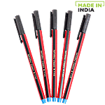 Natraj Use & Throw Ball Pen - Black, Mist 20 pcs