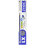 Doms X1 X-Tra Super Dark Pencils With Sharpener & Eraser 10 pcs