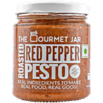 The Gourmet Jar Spread - Roasted Red Pepper Pesto, With Chironji Seeds 190 g