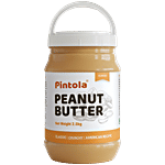 Pintola Peanut Butter - Crunchy, Classic, Original American Recipe, With 26g Protein 2.5 kg 