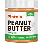 Pintola Peanut Butter - Crunchy, Unsweetened 350 g
