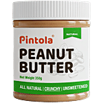 Pintola Peanut Butter - Crunchy, Unsweetened 350 g