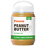 Pintola All Natural Peanut Butter - Unsweetened, Creamy 2.5 kg