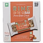 RINE Granola Bar - Peanut Butter Crunch 50 g Pack of 6