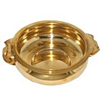 Giri Urli - Traditional Brass Bowl Vessel 1 pc 