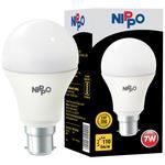 Nippo LED Bulb - Cool Daylight White, Round, 7 Watts, B22 Base 1 pc 